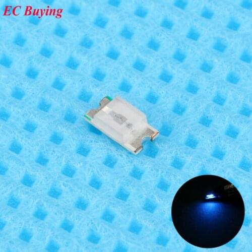 500pcs 0603 (1608) Blue LED SMD Chip Bulb Lamp Surface Mount SMT Bead Ultra Bright Light Emitting Diode LED DIY Highlight