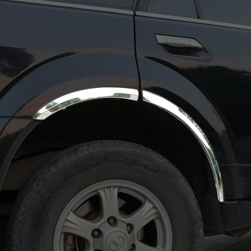 6pcs for haval H5 H3 Wheel eyebrow decorate cover Stainless steel