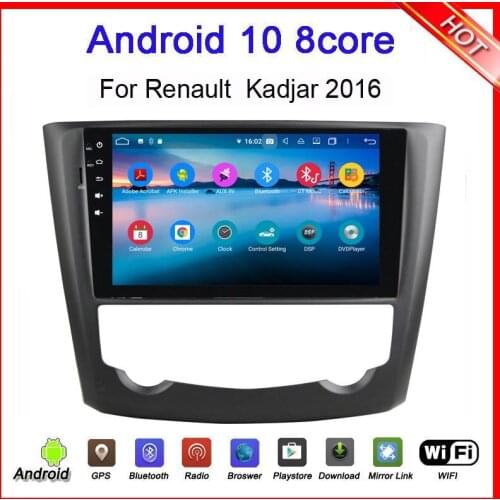 9" android 9.0 octa core PX5 car dvd audio player for Renault Kadjar 2015 2016 2017 car radio head uint gps navigation wifi