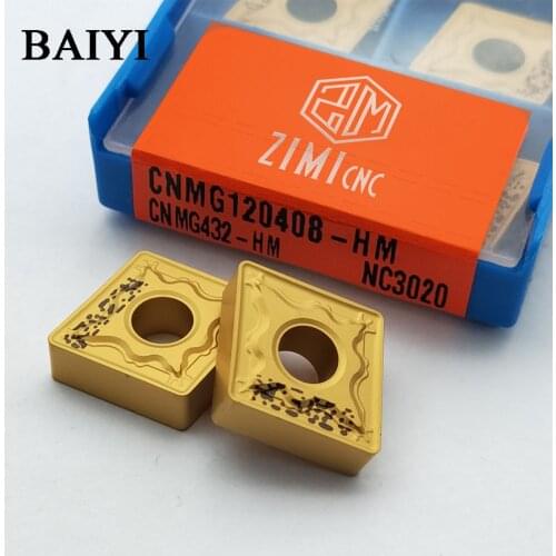 CNMG120408-HM NC3020 CNMG432 10pcs CNC Carbide insert Tool inserts for Machined Hardened Steel