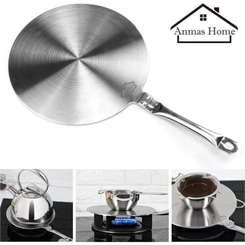 Induction Cooktop Converter Disk Durable Stainless Steel Plate Cookware 1pcs 9.2inch/23.5 cm