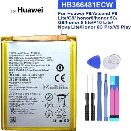 For Hua Wei HB366481ECW Battery For Huawei P Smart 5.6" FIG-LX1 FIG LX1 FIG-LA1 FIG LA1 FIG-LX2 FIG LX2FIG-LX3 battery