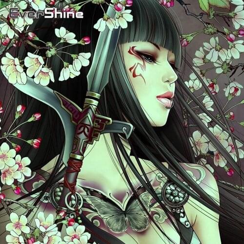 EverShine Diamond Painting Full Square New Arrival Diamond Embroidery Girl Cross Stitch Diamond Mosaic Anime Beads Picture Kits