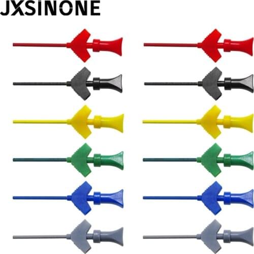 Cleqee SMD IC Testing Hook mini Logic Analyzer Grabber Internal Spring probes clips jumper connect Dupont Test Lead Accessory