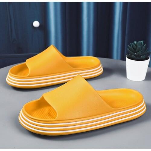 Slippers indoor summer mens and womens soft bottoms eva odor-proof bathroom anti-slip silent couple sandals