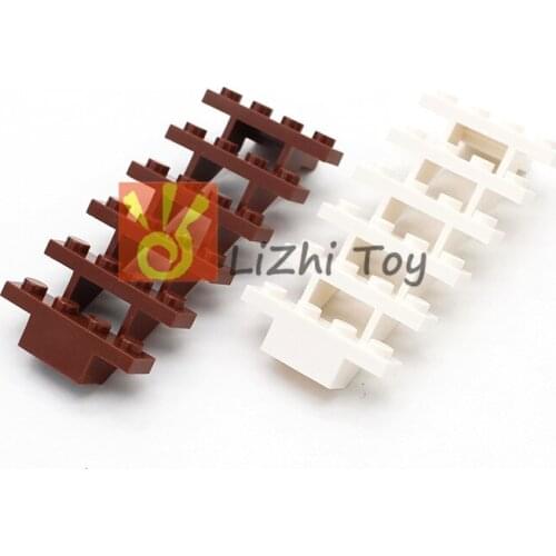 Moc Stairs 7 X 4 X 6 Straight Open 30134 DIY Enlighten Block Bricks Compatible with All Brands Assembles Particles My City