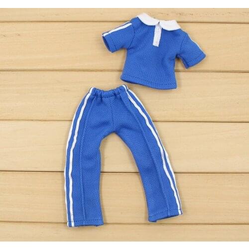 Clothes for Blyth 1/6 Doll sportswear chinese school uniform Joint body Outfit ICY Licca fashion gift