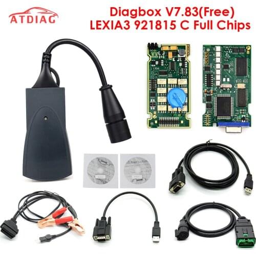 2021 Full Chips Gold Edge Lexia3 PP2000 PSA XS Evolution Diagbox V7.83 Lexia For Citroen P-eugeot Super Firmware 921815C Lexia 3