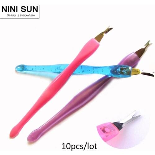 10pcs Nail Art ToolsProfessional Remover Cut Repair Removal Nail Cuticle Pusher Trimmer For Nail Technician Salon Wholesale