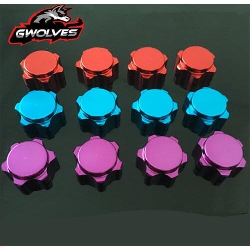 Dropshipping Wholesale 17mm HEX Nuts Installation 1.0 Dust nut Aluminum alloy nut for HSP 94762 94886 TEAM C xray LOSI