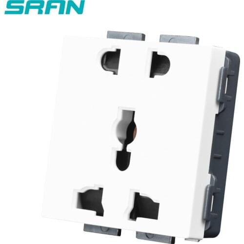 SRAN 52*52 Universal 5pin socket function module accessories suitable for 86*86 panels