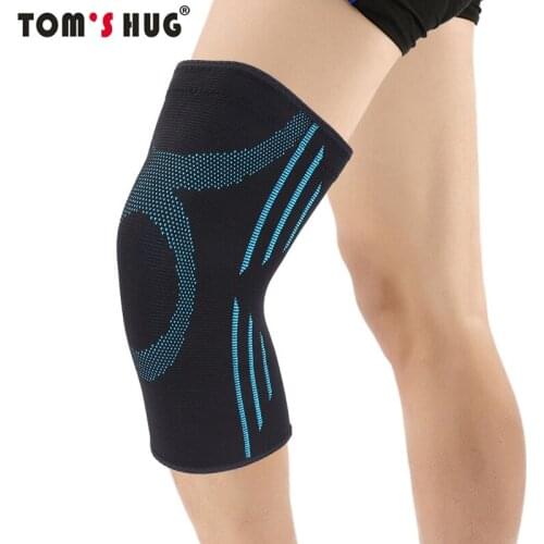 Toms Hug Knee Pad Protector Warm 1 Pair Knee Brace Support Sleeve for Jogging Running and Joint Pain Relief Sky Blue Kneepad
