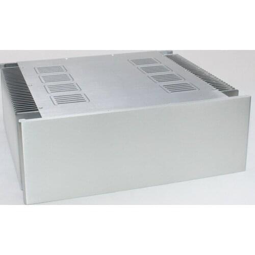 392*435*155MM WA85 all-aluminum chassis (no hole) pure power amplifier luxury chassis-level preamplifier Amplifier case shell