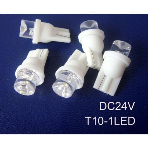 High quality 24V T10 led dashboard warning indicator,24V w5w 168 194 501 led auto 24v instrument light free shipping 10pcs/lot