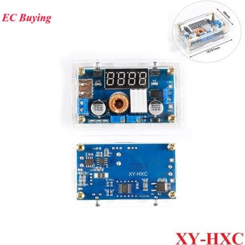 Adjustable Step-down Buck Power Supply Module 5A Constant Voltage Constant Current Converter Regulator LED Display Charging