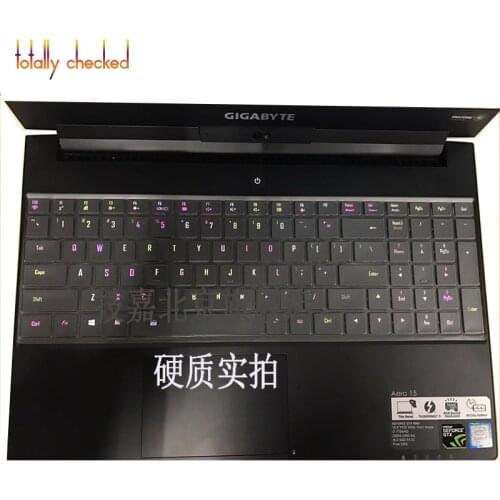 For Gigabyte Aero 15 15X v8 v8-BK4 / Aero 15W 15W-BK4 15.6" 15 inch i5 i7 GTX 1060 tpu laptop keyboard cover protector