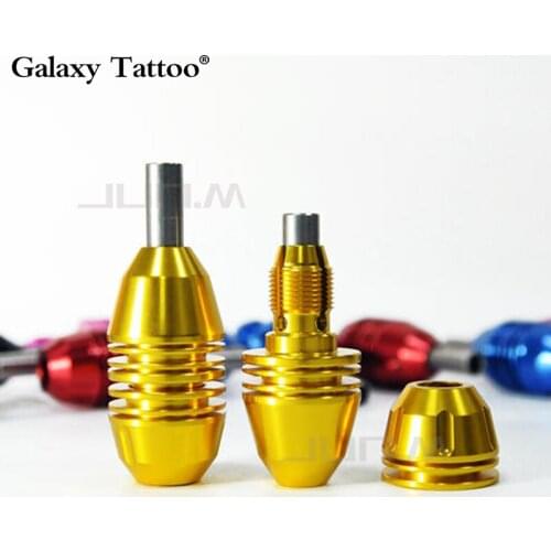 1 Piece Aluminum Alloy Olive Self-Locking Tattoo Handle Tube For Tattoo Electric Coil Machine 3 Color Choose