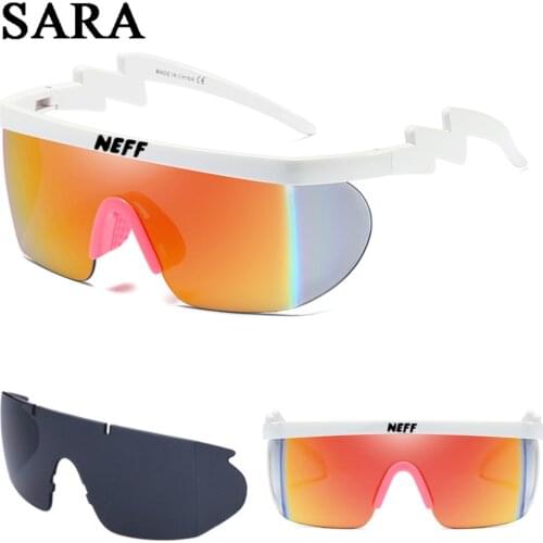 10pcs Wholesale! New Brand NEFF Sunglasses Men Women Fashion Sun Glasses Driving Eyewear 2 Lense Gafas Oculos De Sol Feminino