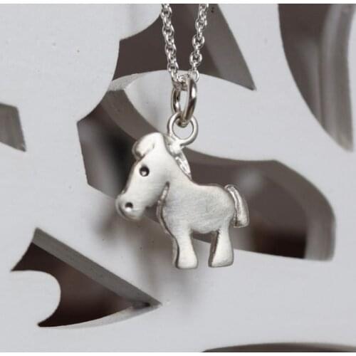 Lanseis 10pcs Tiny Horse pendant Necklace Horse Riding gift, Rodeo, Horse Love, Horseback, Teen Jewelry, Cowgirl pendant