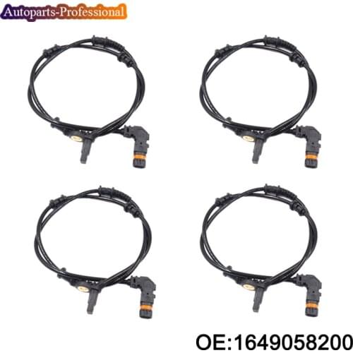 4 pcs/lot 1649058200 A1649058200 New Front ABS Wheel Speed Sensor For Mercedes M-Class SUV W164 GL X164 High Quality