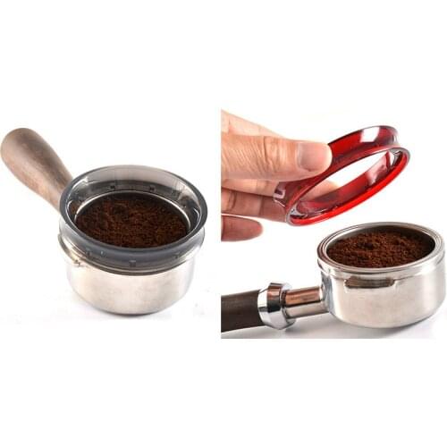Coffee Accessories 58MM Anti-fly Powder Ring for Coffee Grinder, Powder Hood, Powder Dispenser, Semi-automatic Handle
