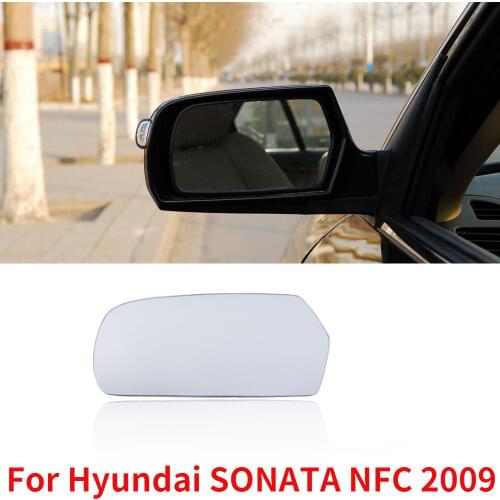 CAPQX For Hyundai SONATA NFC 2009 With heating or not Outside Rearview Mirror Glass Rear View Side Mirror white Lens