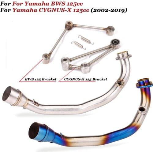 For YAMAHA ZUMA Cygnus X 125 Smax BWS 125cc 150cc BWS125 ZUMA125 Motorcycle Exhaust Modified Connect Link Tube Front Link Pipe