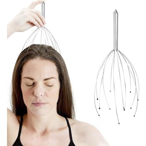 Head Massager Octopus Relaxing Stress Scalp Spider Relaxing For Escaping Stress Wellness for The Scalp