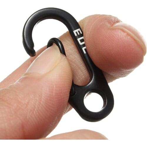 New Hot Hot-sale EDC Gear Mini Carabiner EDC Gear Snap Spring Clips Hook Outdoor Survival Keychain Pocket Hiking Climbing Tool S