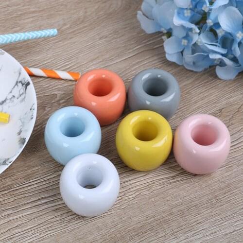 Bathroom Multi-Function Ceramic Toothbrush Holder Storage Rack Bathroom Shower Tooth Brush Stand Shelf Bath Accessories