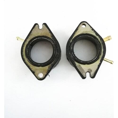 Motorcycle Carburetor Interface Adapter Inlet Intake Pipe Rubber Mat Manifold For Yamaha XV700 XV750 Virago 700 750 24M-13586-01