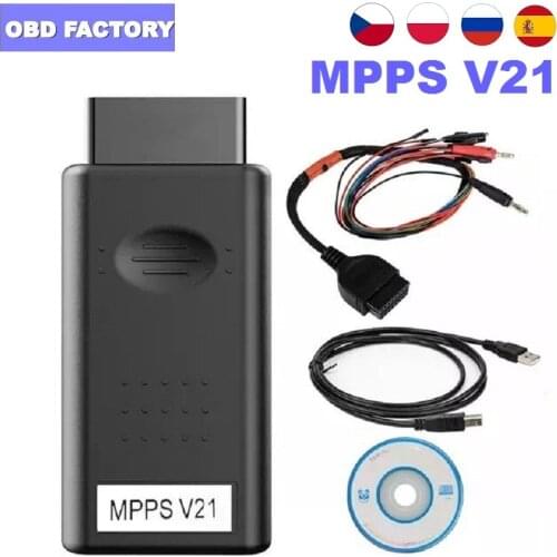 MPPS V21/V18 Version V18.12.3.8 MAIN+TRICORE+MULTIBOOT With Breakout Tricore Cable Car Tool Better Than MPPS V16/V13