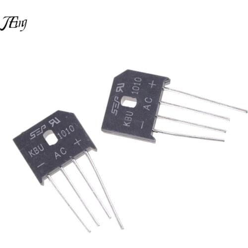 New Arrival 2pcs/lot KBU1010 Diode Bridge Rectifier 10A 1000V Diode Bridge Rectifier Kbu1010