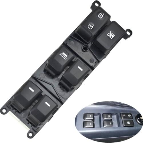 Front Left Electric Master Control Power Lifter Window Switch 93570-1W155 For Kia Rio Pride 2012 2013 2014 2015