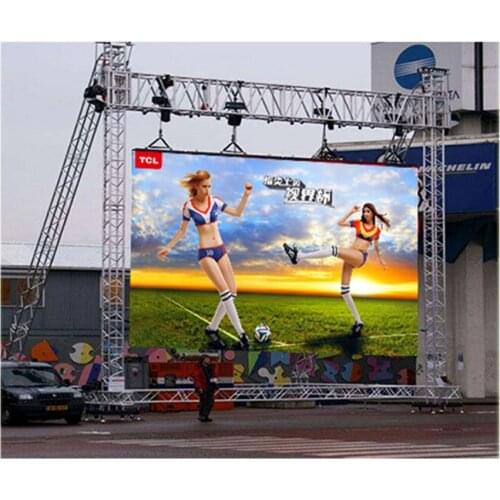 Full Color Outdoor LED Matrix Panel P8 512*512mm Pixels SMD3535 RGB High Brightness LED Display Screen Cabinet