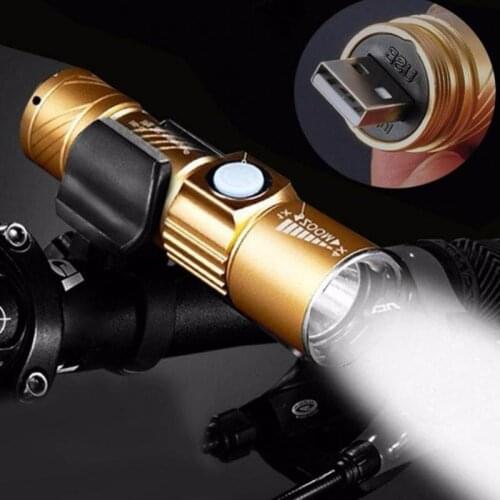 Portable USB Rechargeable Flashlight Mini Handy LED Flash Light Lantern Waterproof Torch For Outdoor Camping Penlight