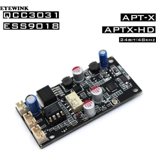 NEW CSR8675 Wireless Adapter Bluetooth 5.0/5.1 Receiver Board ES9018 I2S DAC Audio Decoder Board 24Bit/96Khz LDAC With Antenna