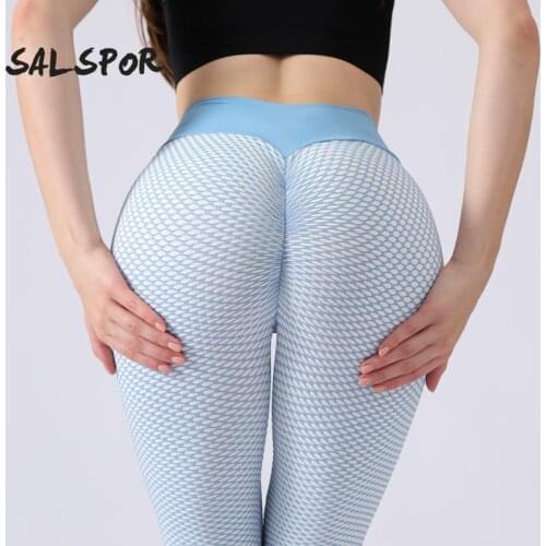 SALSPOR Sports Leggings Fitness Trousers Women Running Push Up High Waist Stretch Legging Quick Drying Training Yoga Pants