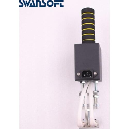 SWANSOFT WS90SC 110V/220V PVC Leather Paper LOGO Hot Foil Stamping Bronzing Creasing Embossing Machine Heat Press Machine