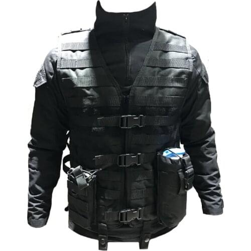 TAK YIYING Molle Airsoft Tactical Vest With Mag Pouch Army Military CS Outdoor Fishing Hunting Vest Black