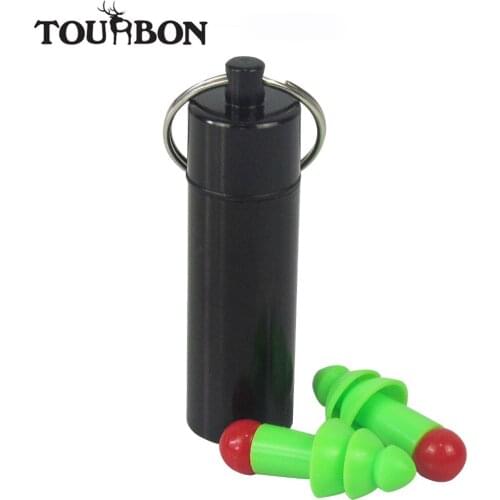 Tourbon Hunting Active Noise Cancelling Ear Sleep Plugs Hearing Protection Silicone Soundproof Earplugs for Shooting
