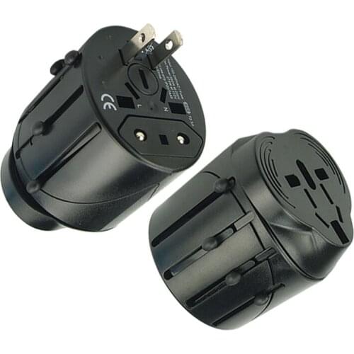 Universal World Travel Power Adapter Multifunctional Global Professional Dual Wall Charger Conversion Socket for Elec