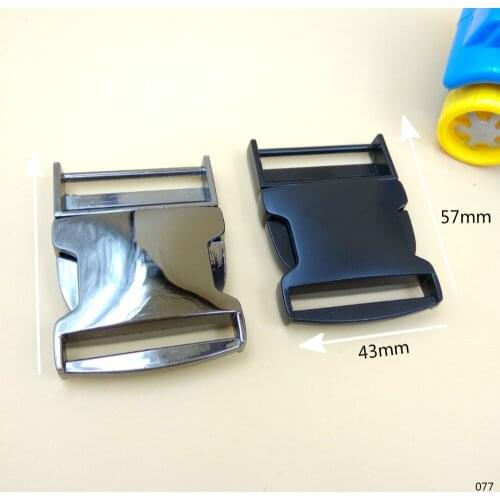 1.5" For 38mm Webbing 6Pcs High Quality Side Release Stainless Steel Metal Buckle Shackle For DIY Repair Bags Belt Accessories