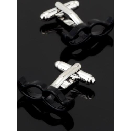 High quality mens shirts Cufflinks black beard 3 double pack sell wholesale manufacturers free shipping