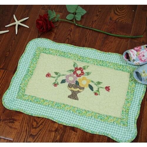 Free shipping new hot sale fashion wholesale 40*60cm Quilting Cotton living room carpet mats baby crawling pad non-slip mat