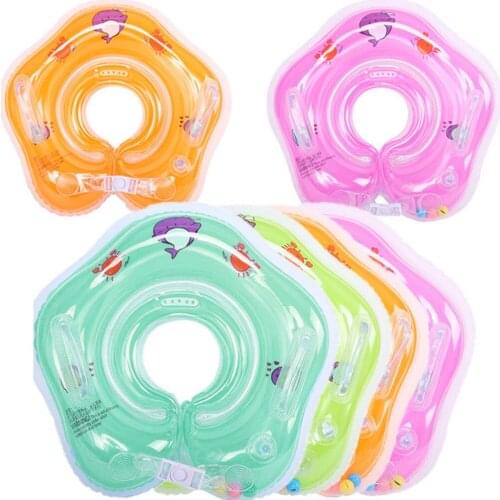 Swimming Baby Neck Ring Tube Safety Infant Float Circle for Bathing Inflatable Inflatable Water Toys Kids Swim Pool Accessories