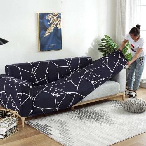 Sofa Cover Stretch Slipcovers For Living Room Slip-resistant Sectional Elastic Couch Cover Sofa Towel Single/Two/Three/Four Seat