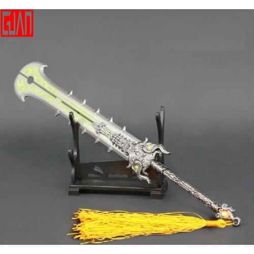 Forever Tribulation Game Peripheral Broadsword Tingtao Sword Model Full Metal Crafts Decoration Gifts Collection