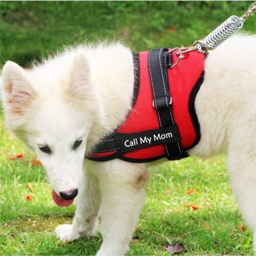 New Arrival Medium Large Dog Personalized Harness Refective Protection Explosion Proof Dog Pet Vest Harness