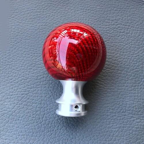 New Real Carbon Fiber Alumium Manual Gear Shift Knob For Ford Focus ST Fiesta ST 5 Speed